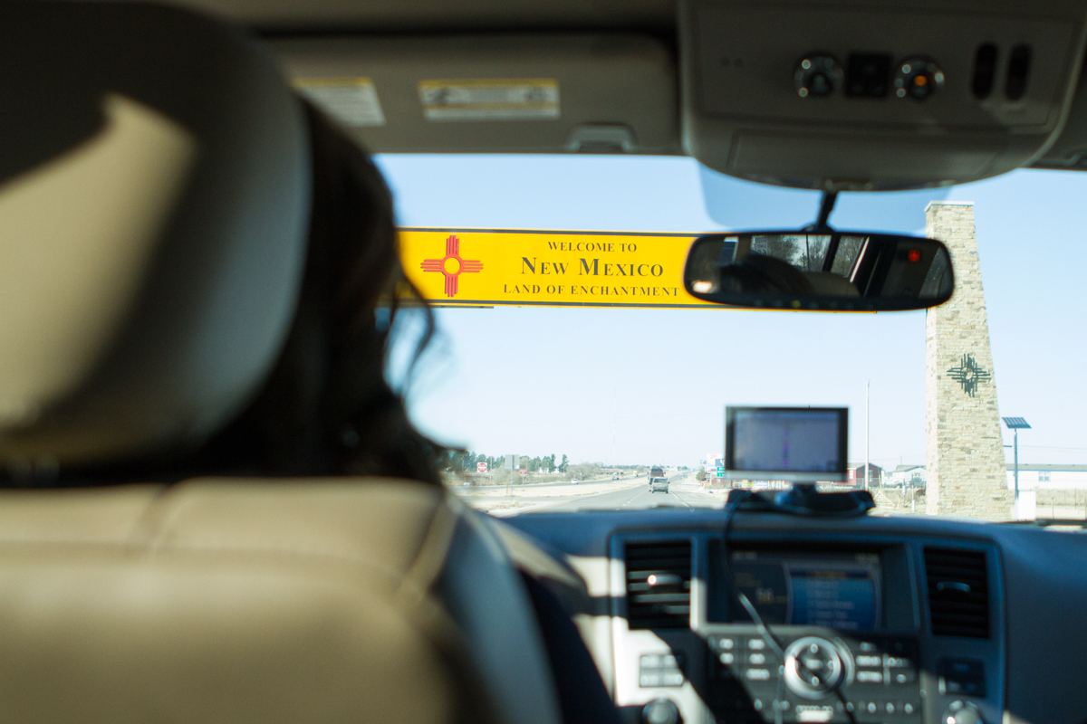 Welcome to New Mexico sign