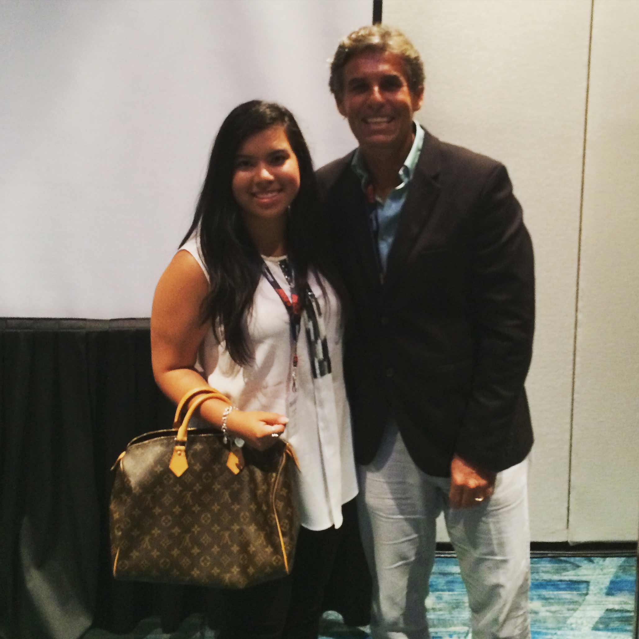 Vanessa Ledesma with Carlos Monter