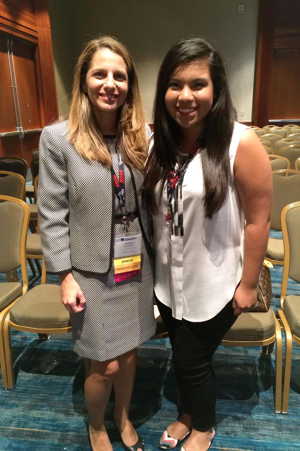 Vanessa Ledesma with Carolyn Salazar