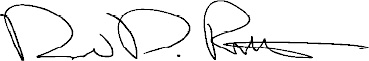 Dean's signature