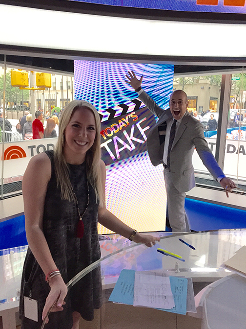 Lauren with Matt Lauer!!!!!!!!!