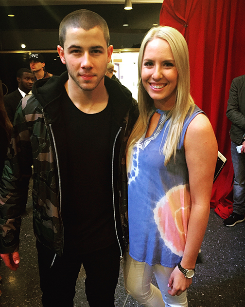 Lauren with Nick Jonas...