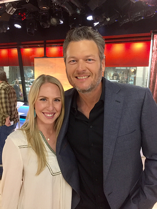 Lauren with Blake Shelton!!!!!