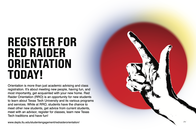 Register for Red Raider Orientation