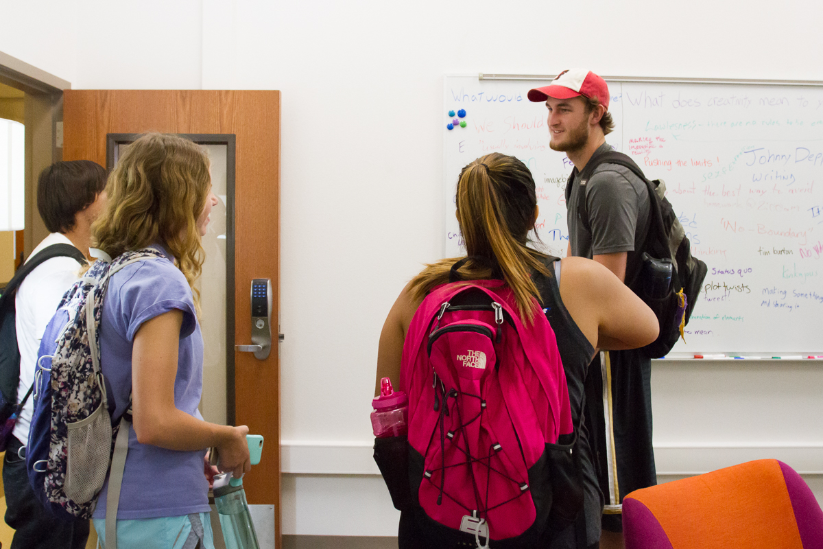 Advertising students