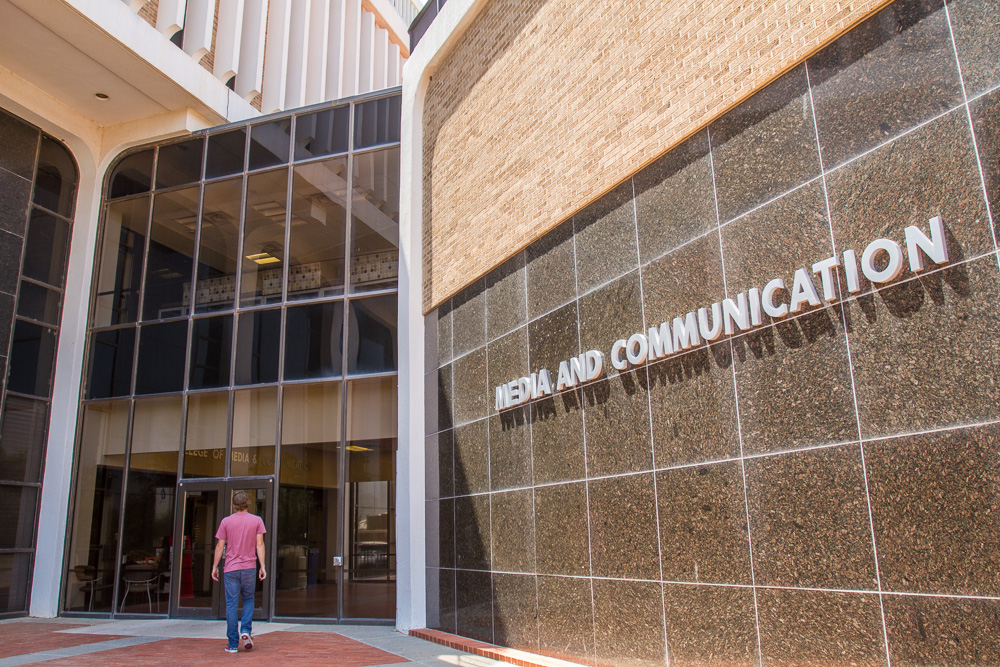 Sign and doors for the CoMC building