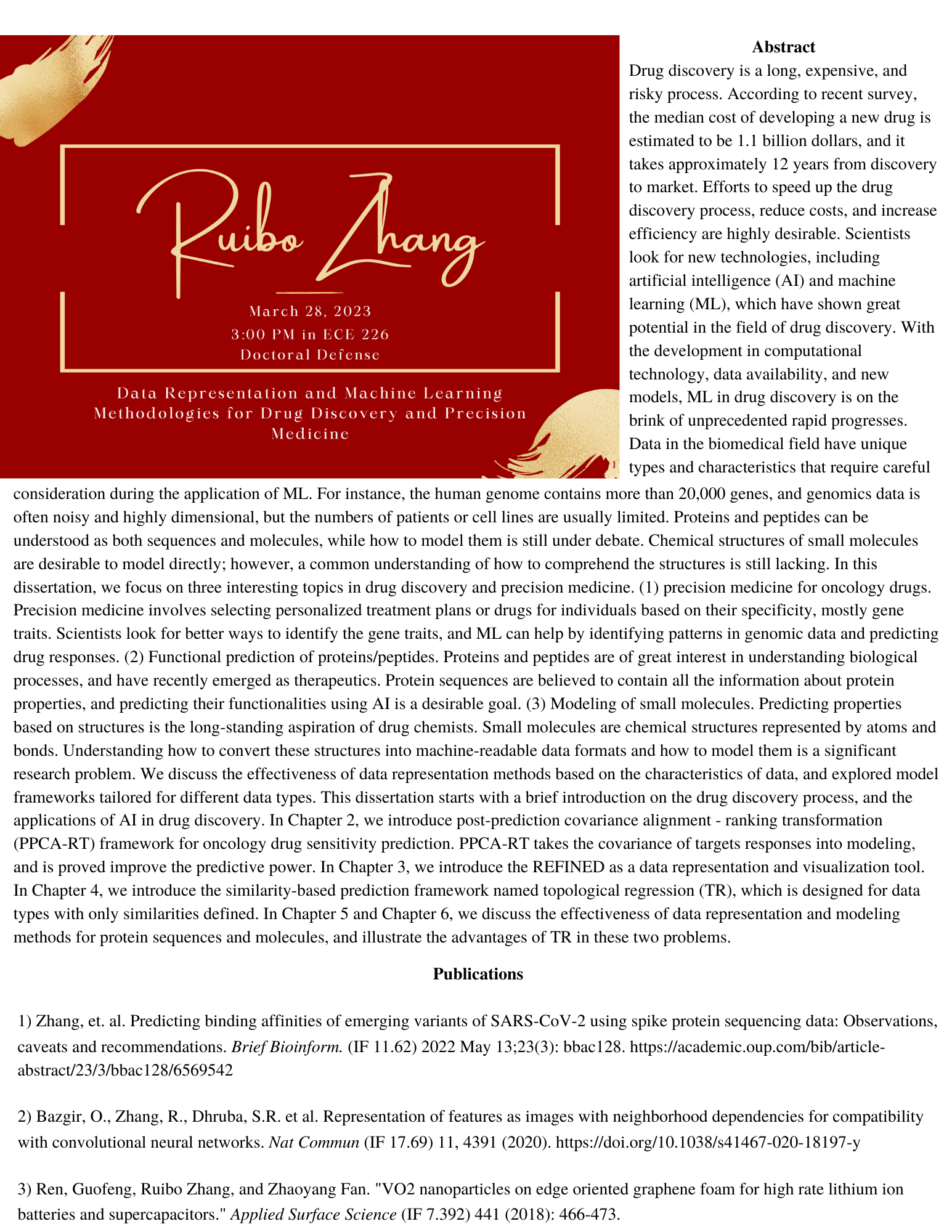 Ruibo Zhang Defense Details