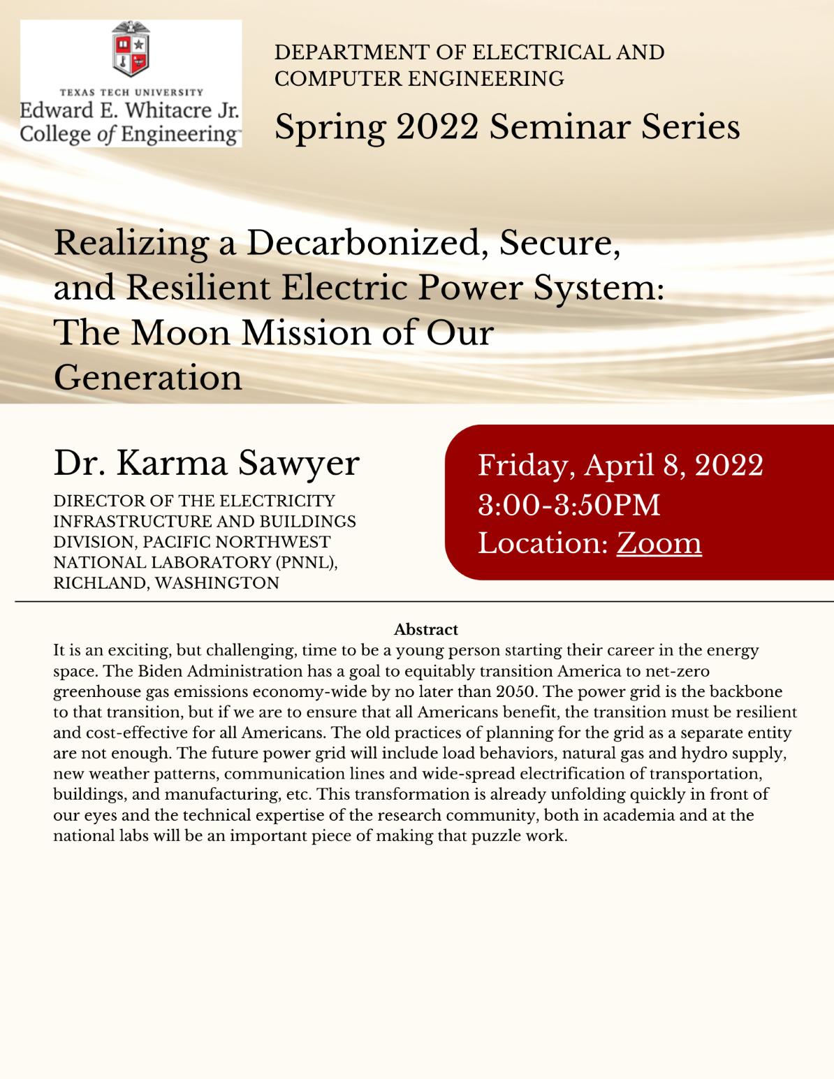 Realizing a Decarbonized, Secure, and Resilient Electric Power System: The Moon Mission of Our Generation