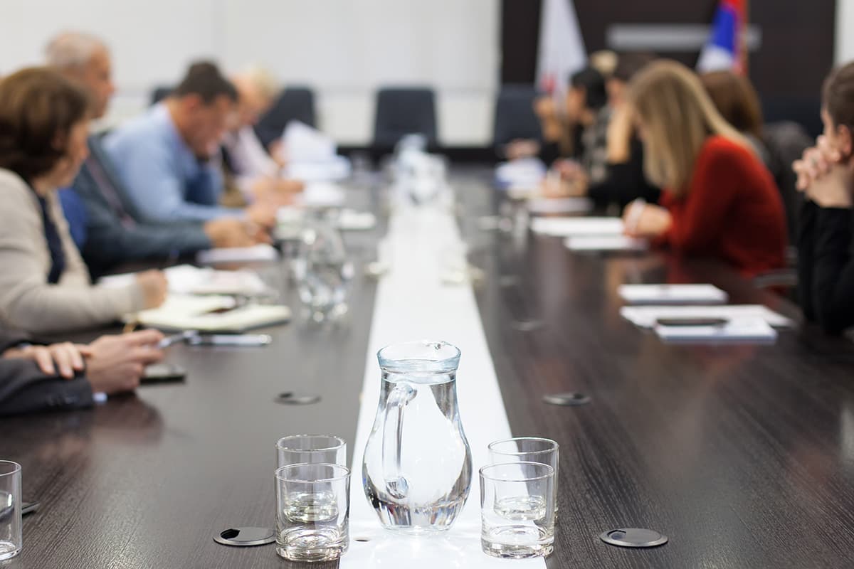 Advisory board meeting.