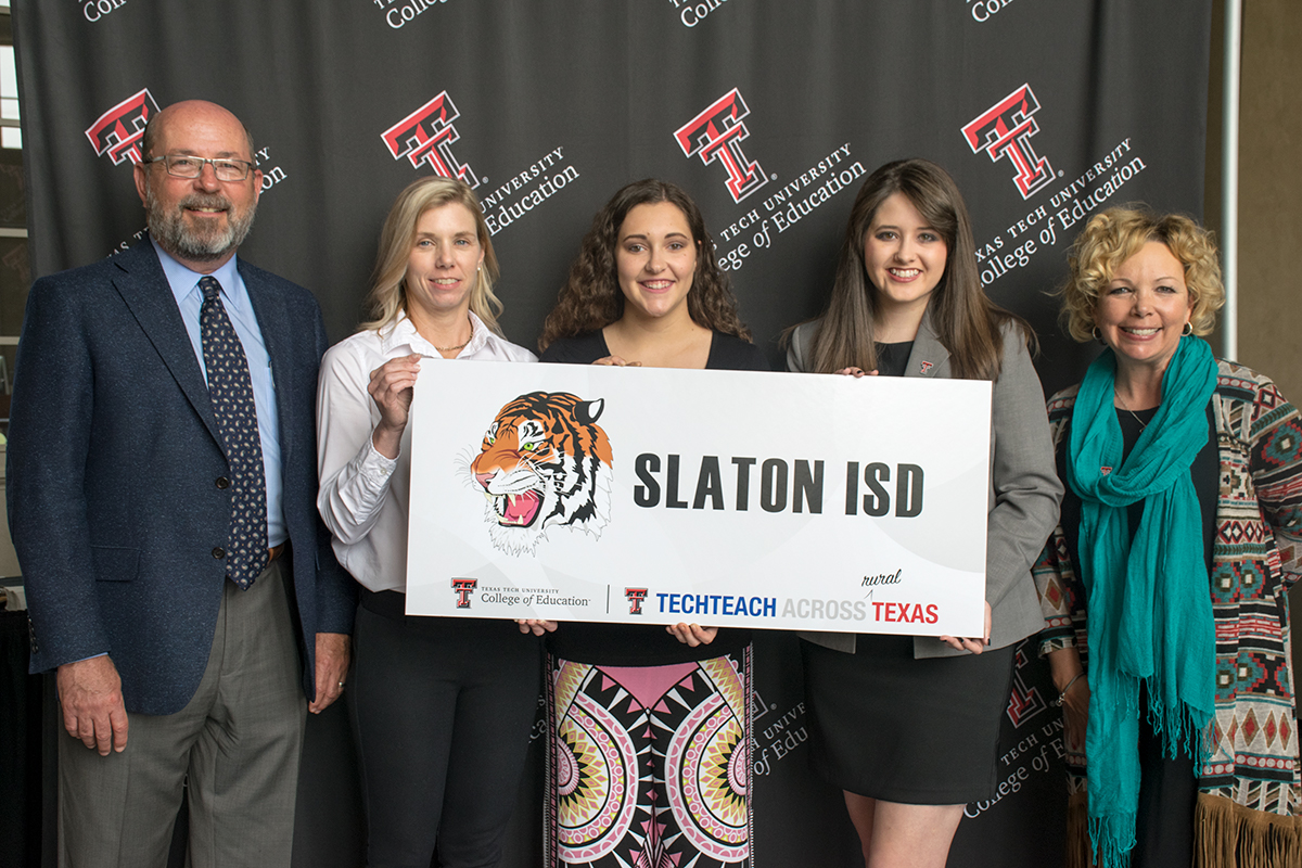 Slaton ISD officials and their matched teacher candidates