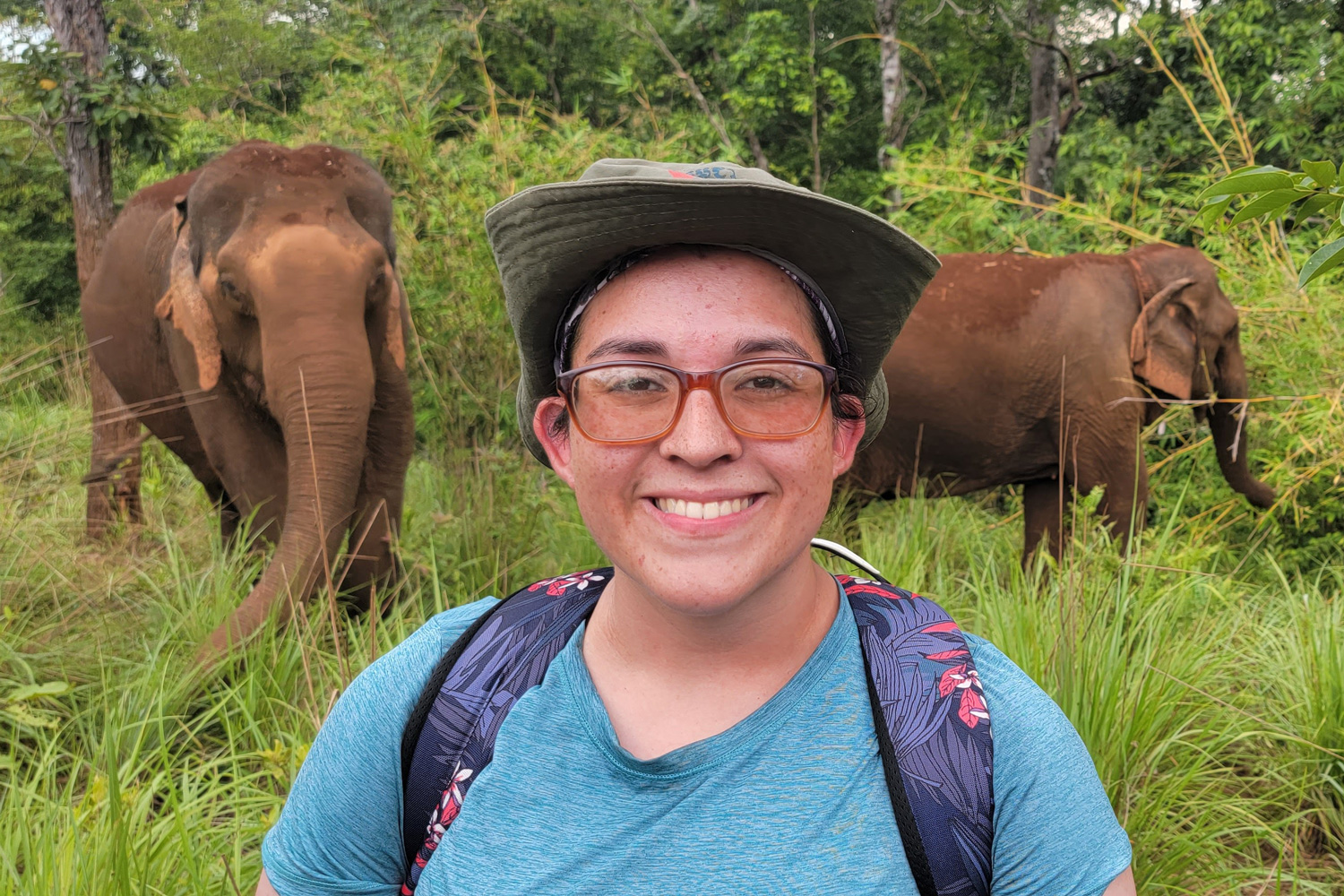 Jennifer & elephants