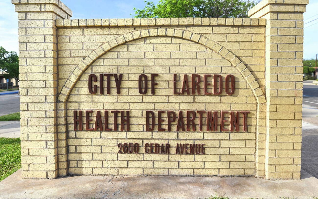 Laredo Health Department sign
