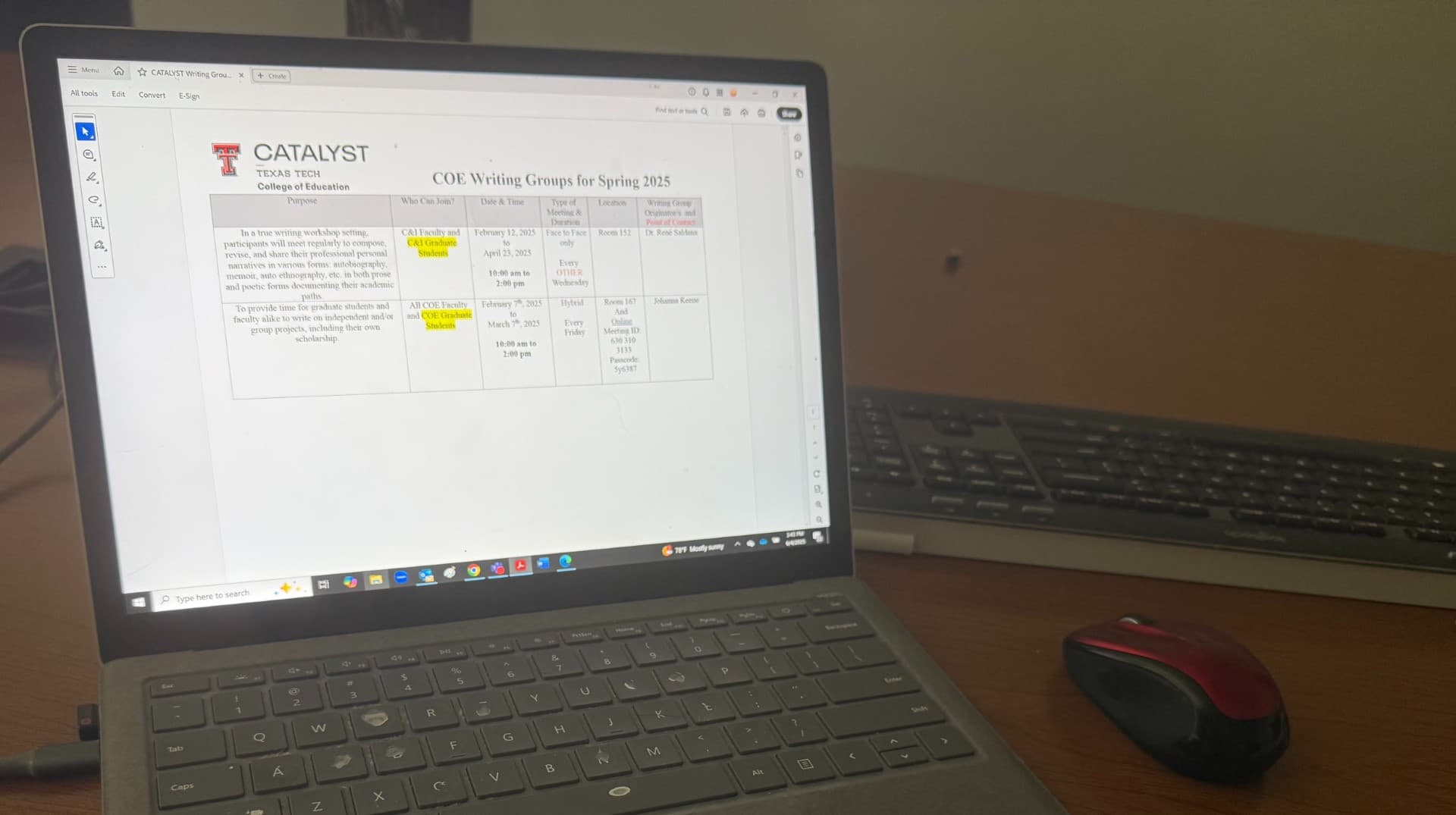 Photo of a laptop
