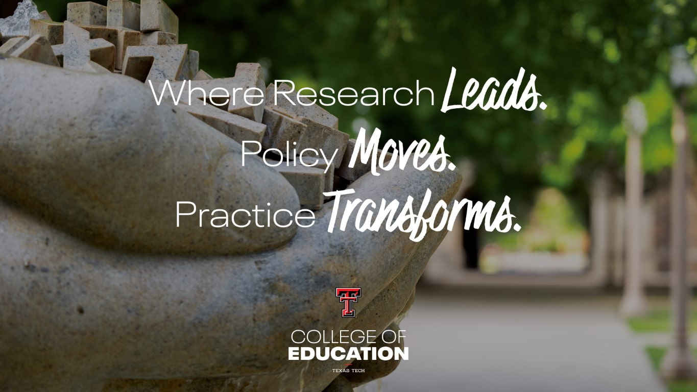 Where Research Leads. Policy Moves. Practice Transforms.