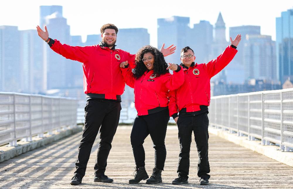 City Year students in their official uniform jackets