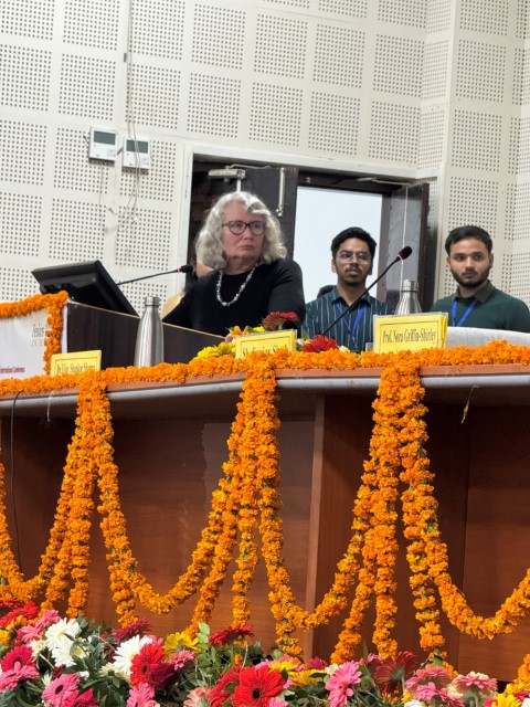Dr. Nora Griffin-Shirley presenting at a conference in India