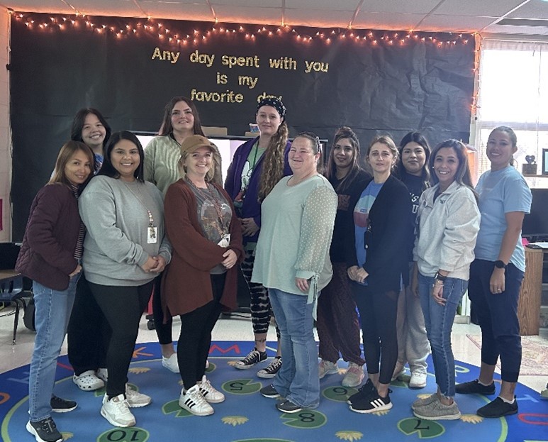 Group photo of educators at ESC in Abilene