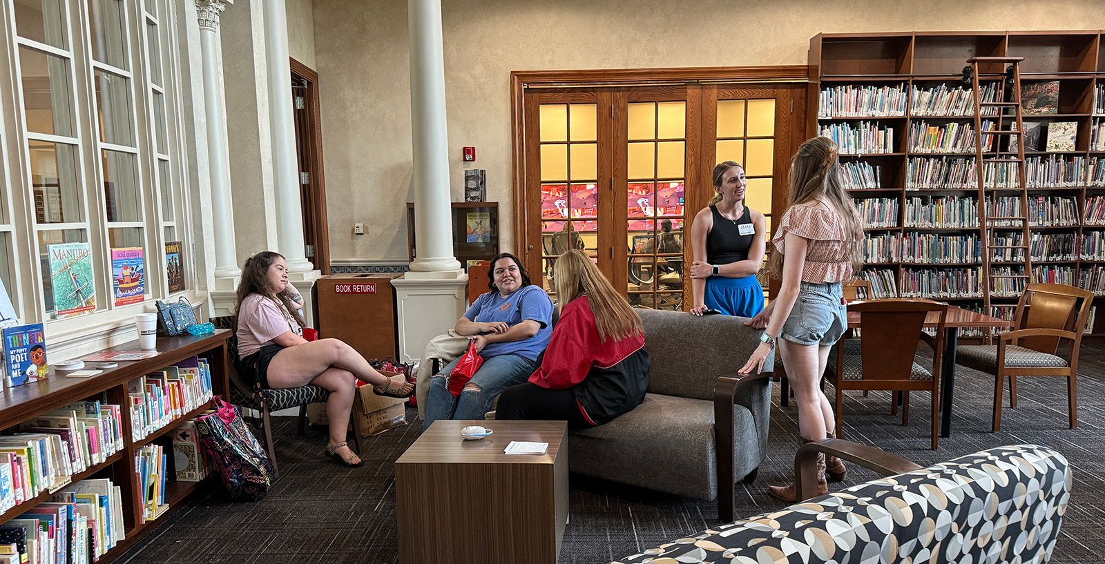 Students in the Reading Room