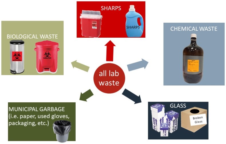Lab waste segregation