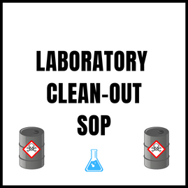 Lab clean out sop