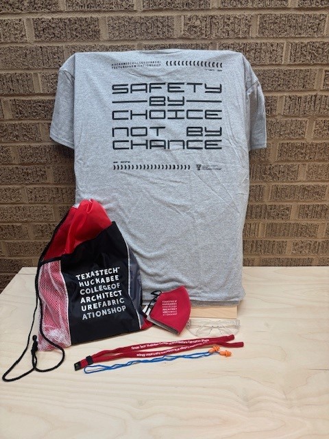 Architecture PPE and swag bag