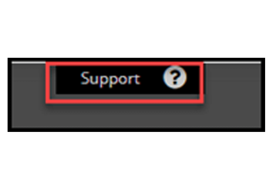 Blackboard Support Button