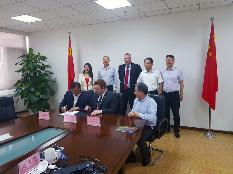 TTU K-12 and Chinese Academy sign agreement