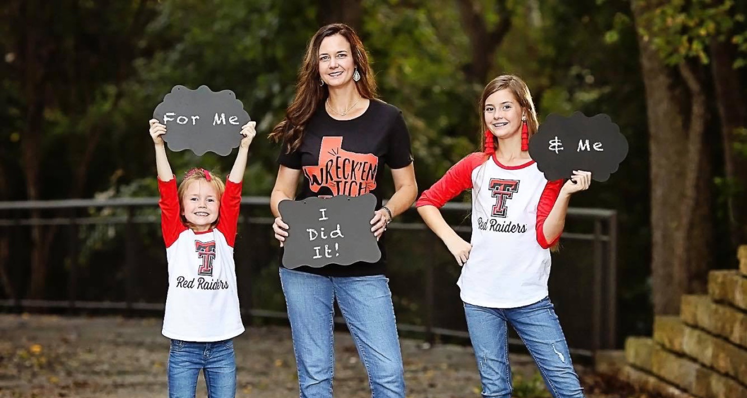 Photo of Tammy Pitts with her kids.