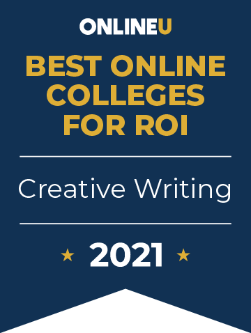 Bachelor's in Creative Writing ranked #1 return on investment by Online U