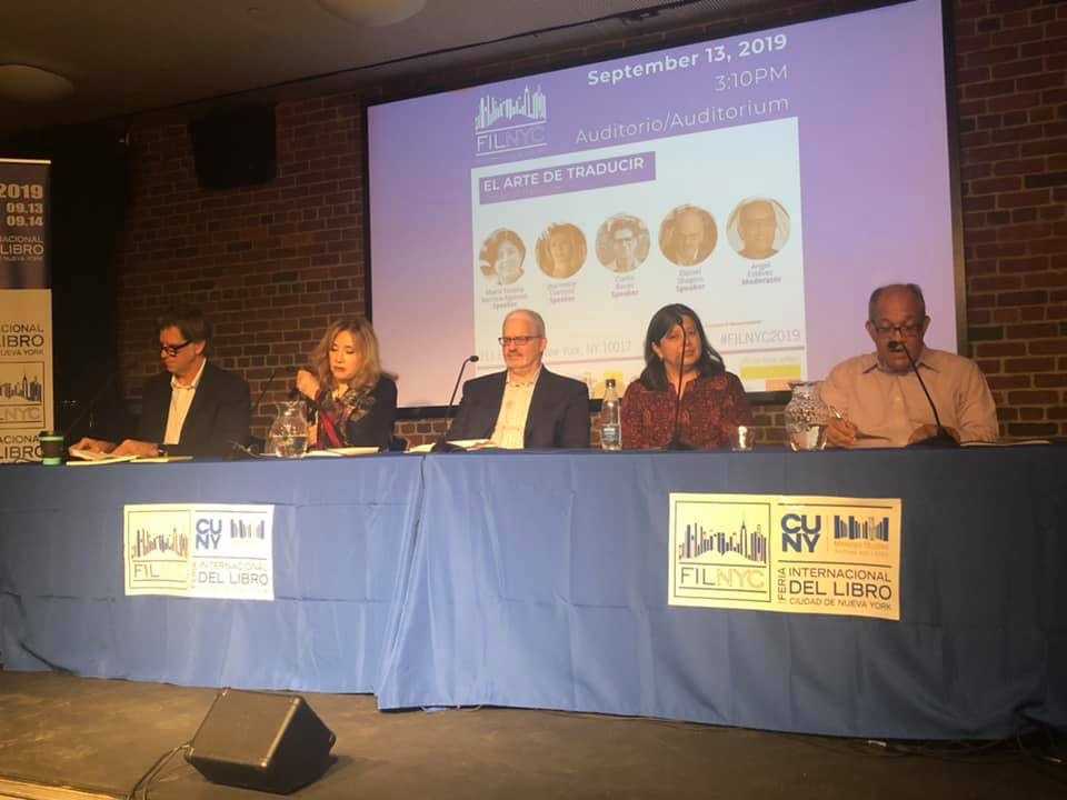 Curtis Bauer: Curtis Bauer is part of the plenary event on the Art of Translation at the 2019 Feria Internacional del Libro de la Ciudad de Nueva York in New York City.