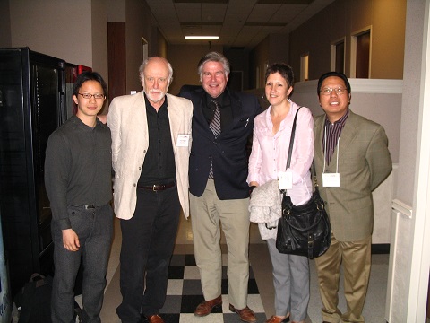 Keynote speakers at the 2010 annual symposium on "American Studies as Transnational Practice." Hsuan Hsu, Walter Mignolo, Donald Pease, Eva Cherniavsky, and Yuan Shu.