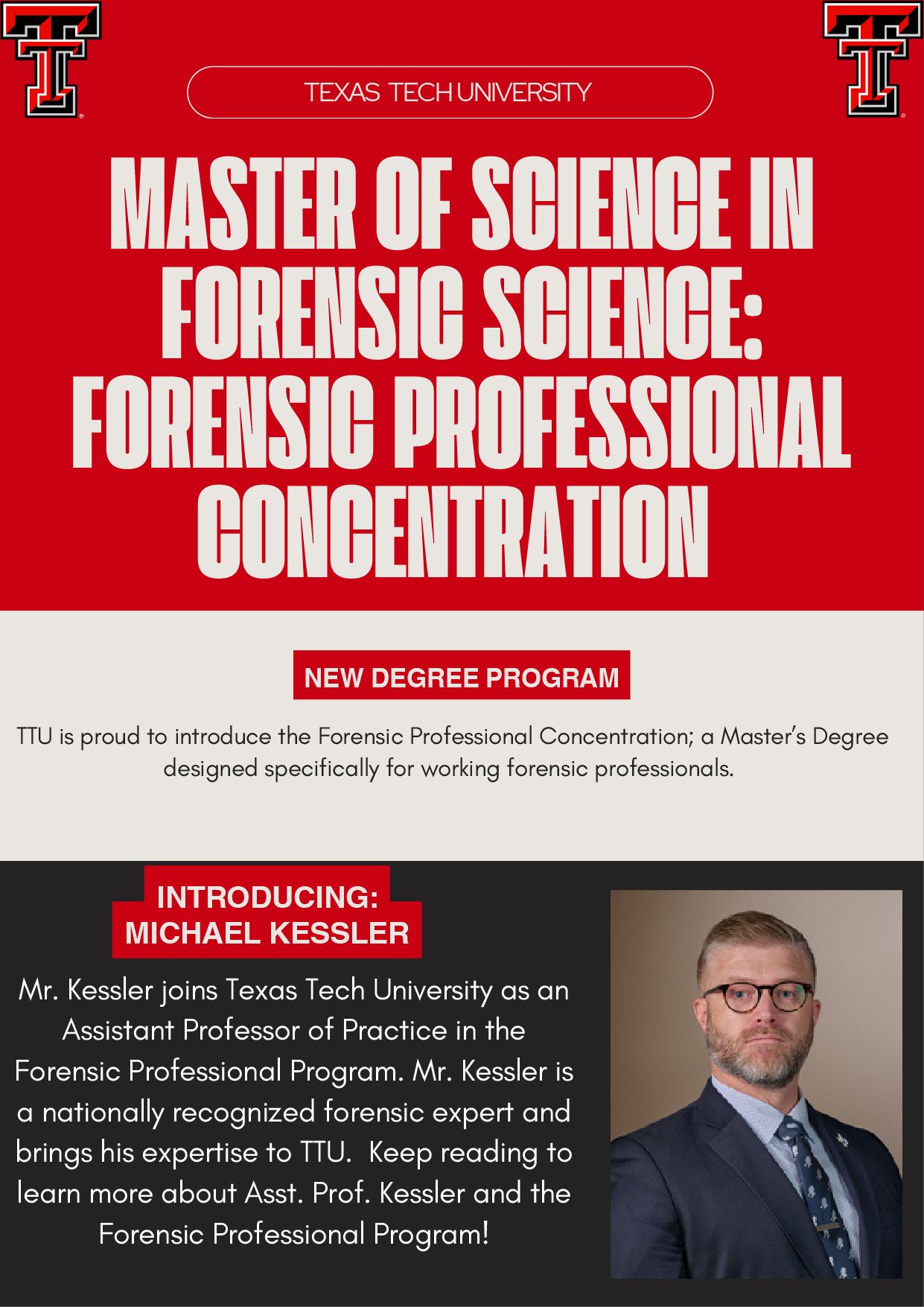 Forensic Professional Program - Meet Dr. Michael Kessler Forensic Professional Program - Meet Dr. Michael Kessler