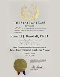 Dr. Ron Kendall's proclomation from the Governor of Texas Dr. Ron Kendall's proclomation from the Governor of Texas