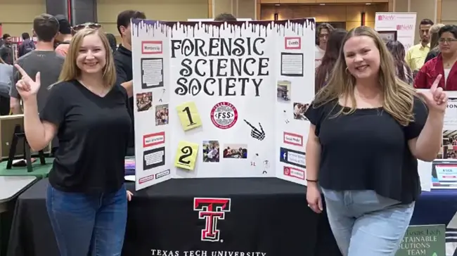 Texas Tech students attending events