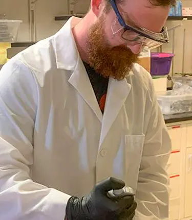 Zack in the Toxicology Lab