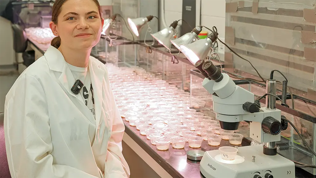 Environmental Toxicology Student Chloe Sieg