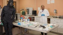 Dr. Seshadri Ramkumar In the Advanced Materials Laboratory At TTU