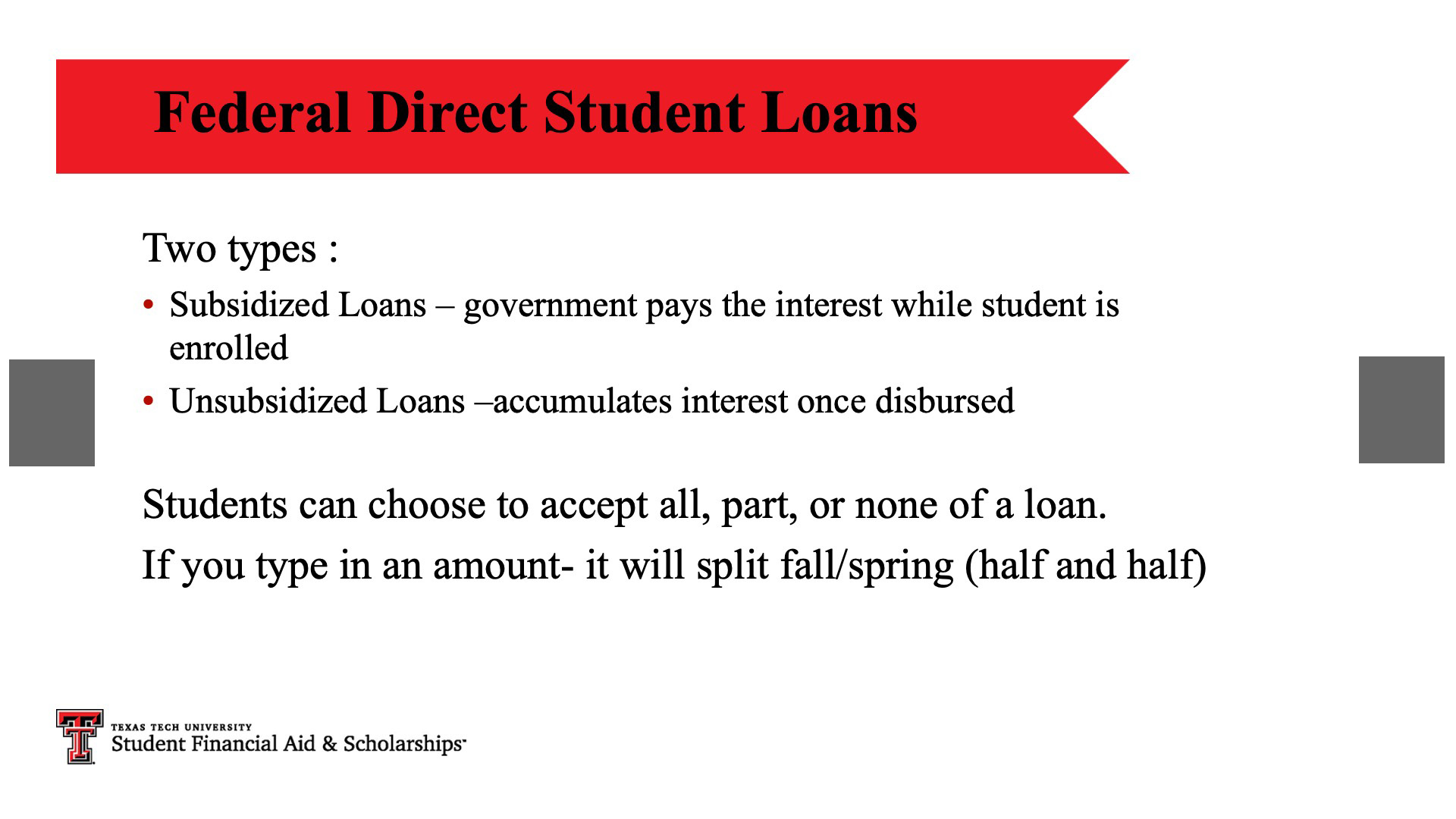 Resources Financial Aid Home TTU