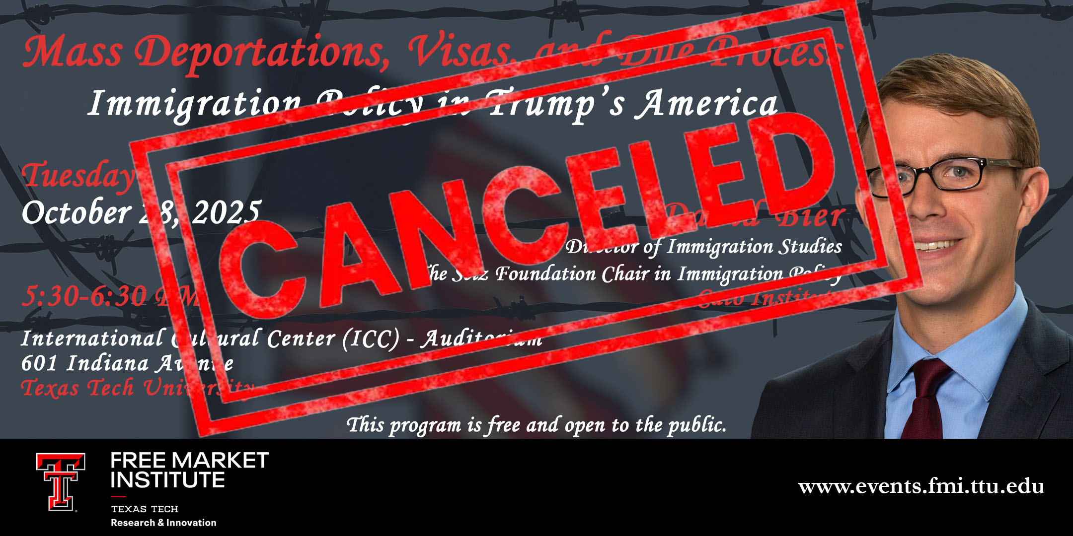 David Bier Canceled David Bier Canceled