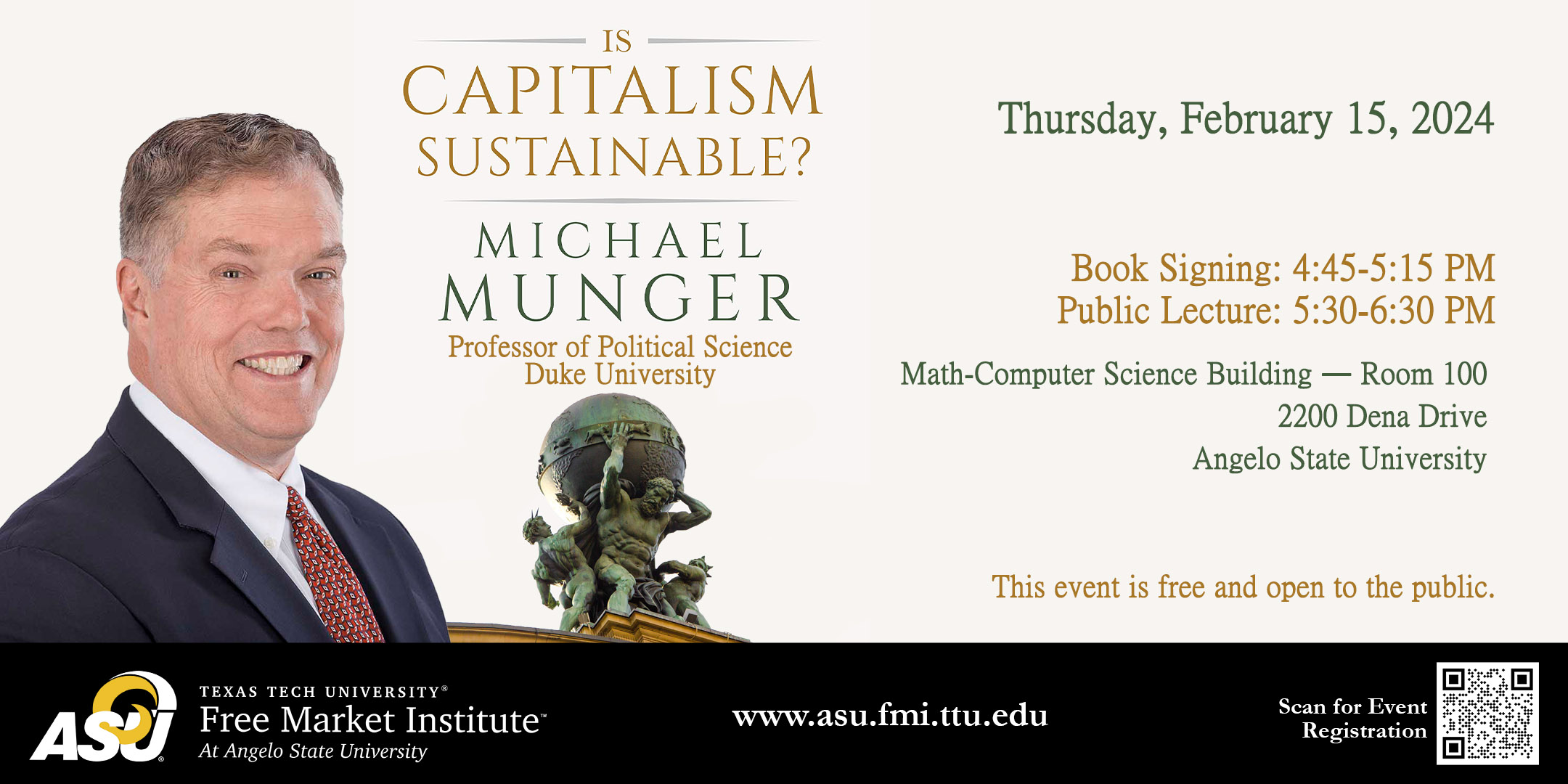 Michael Munger Event Image