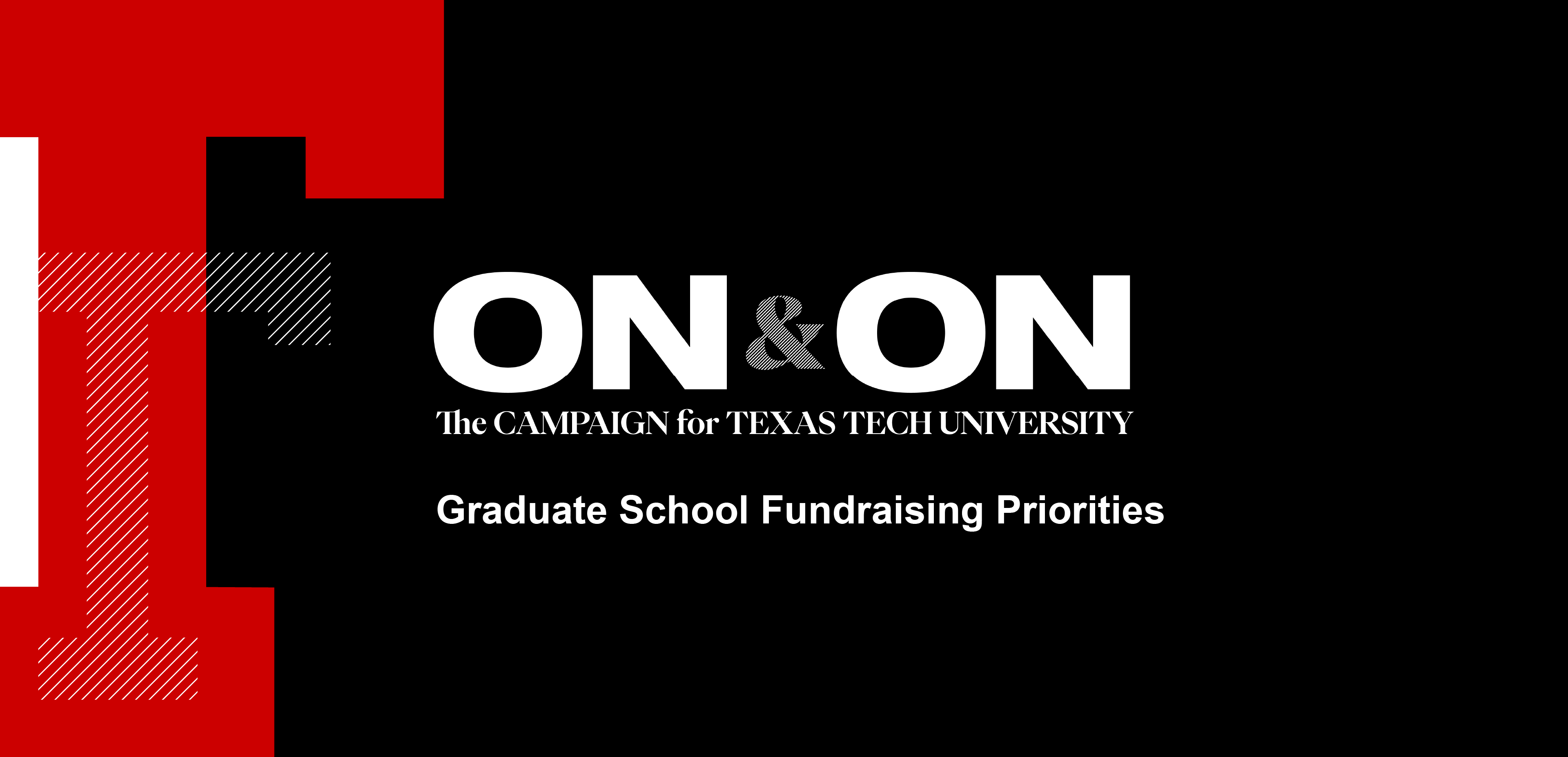 On and On Campaign Banner for the TTU Graduate School