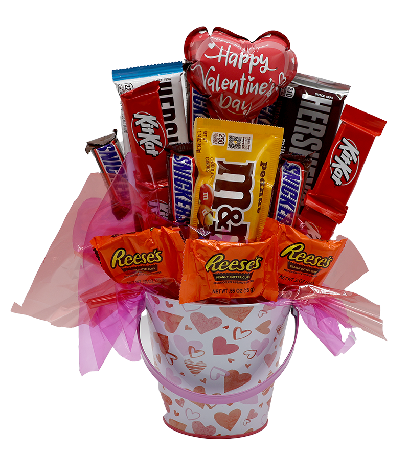Valentine’s Candy Arrangement