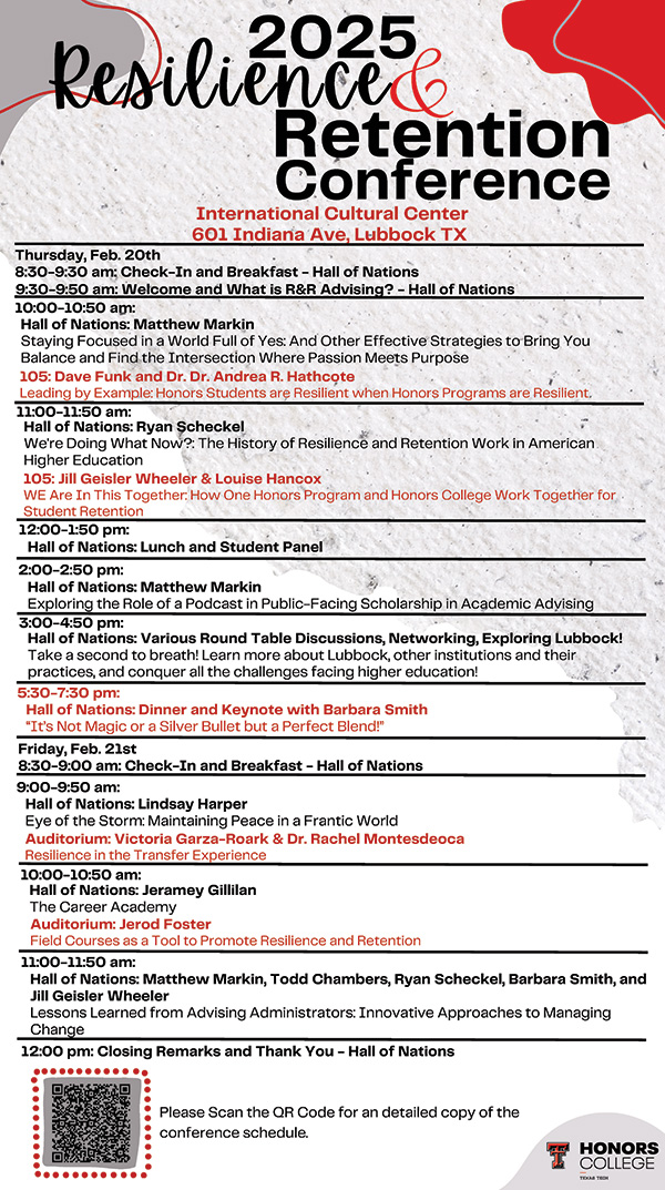Conference Schedule