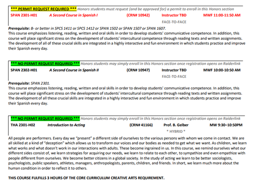 Course Booklet Snippet