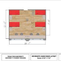 Weymouth Quad Room Layout