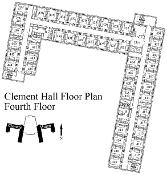 Clement Floor Plan Fourth Floor