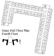Gates Floor Plan Fourth Floor