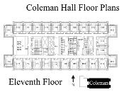 Coleman Floor Plan Eleventh Floor