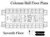 Coleman Floor Plan Seventh Floor