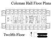 Coleman Floor Plan Twelfth Floor